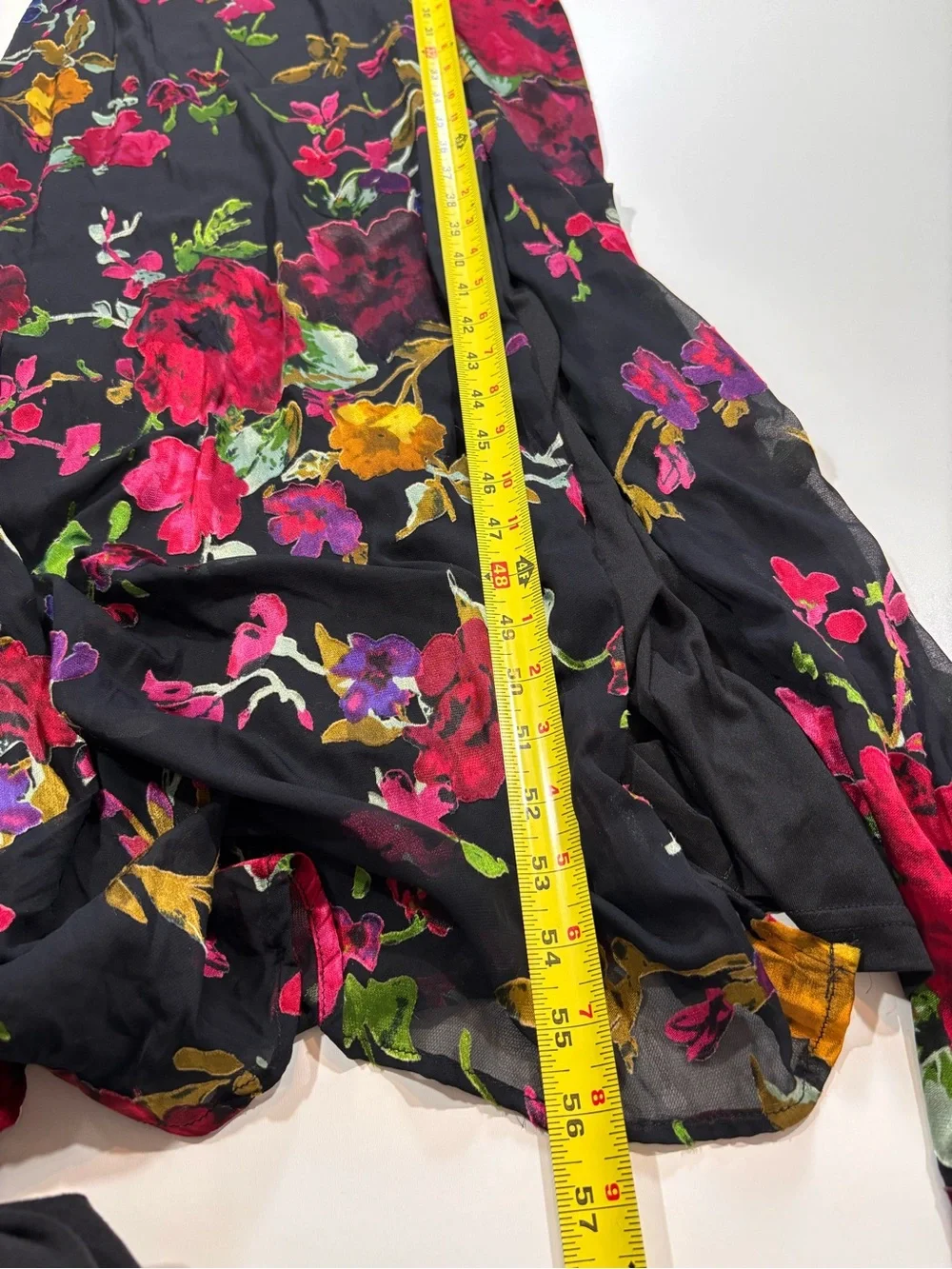 Lulus Graceful Arrival Black Floral Burnout Backless Maxi Dress Small